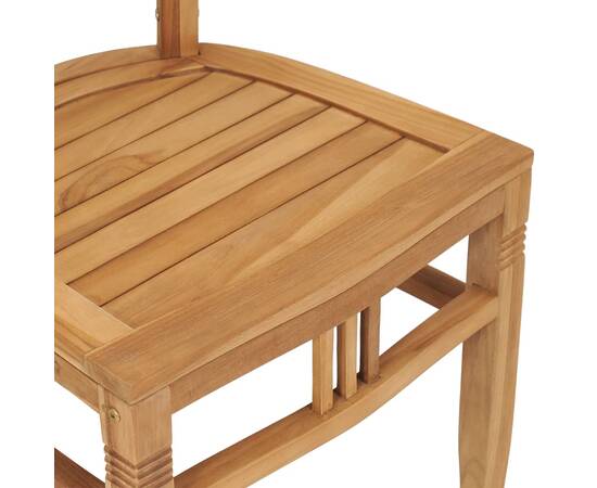 Set de masă pentru grădină, 3 piese, lemn masiv de tec, 5 image