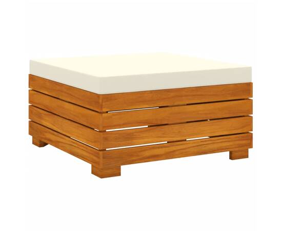 Set mobilier grădină cu perne, 11 piese, lemn masiv de acacia, 5 image