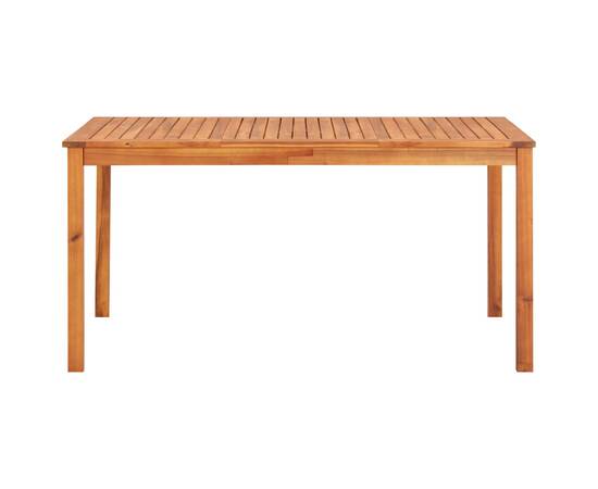 Set mobilier de grădină cu perne, 5 piese, lemn masiv acacia, 4 image