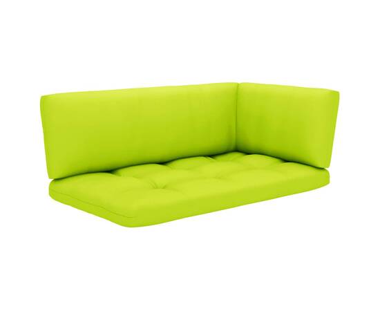 Canapea din paleți cu 2 locuri, cu perne, lemn de pin tratat, 3 image