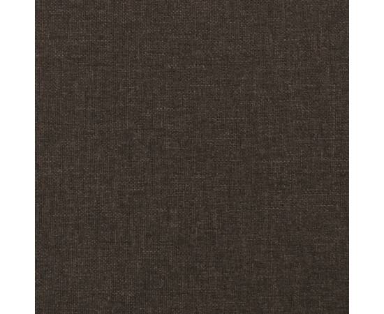 Taburet, maro, 60x60x39 cm, textil și piele ecologică, 5 image