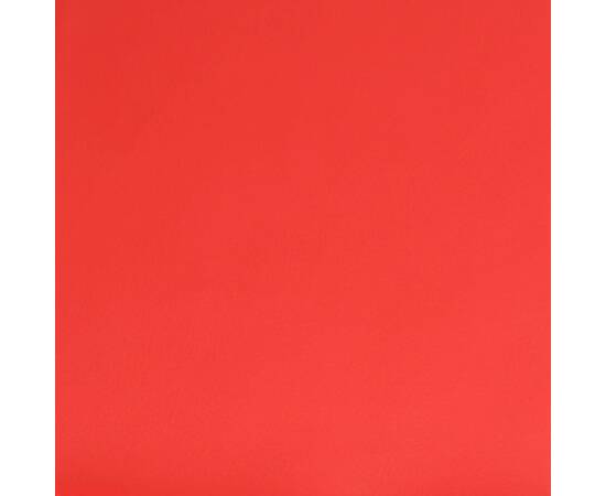 Taburet, roșu, 60x60x39 cm, material textil, 5 image