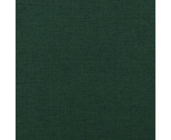 Taburet, verde închis, 60x60x39 cm, material textil, 5 image