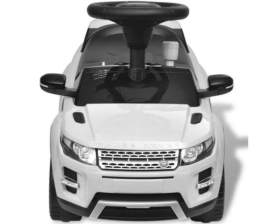 Mașină pentru copii land rover 348, de condus, cu muzică, alb, 2 image