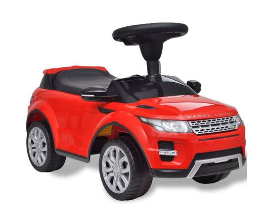 Mașinuță pentru copii muzicală, land rover 348, roșu