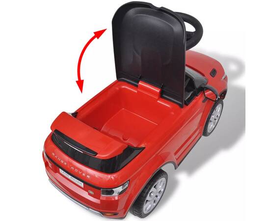 Mașinuță pentru copii muzicală, land rover 348, roșu, 5 image