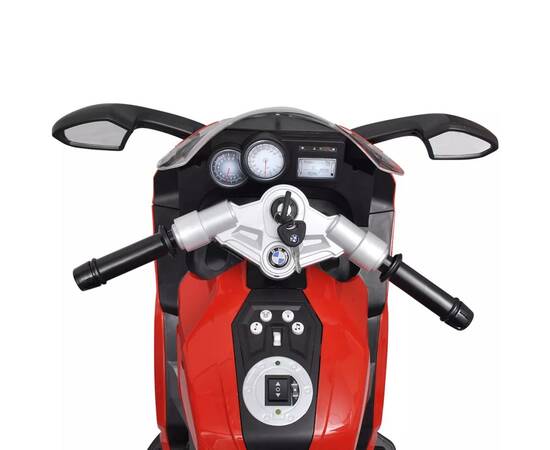 Motocicletă electrică pentru copii bmw 283, 6v, roșu, 10 image
