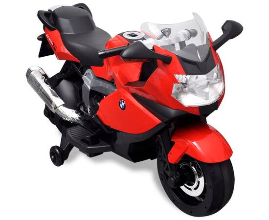Motocicletă electrică pentru copii bmw 283, 6v, roșu, 8 image