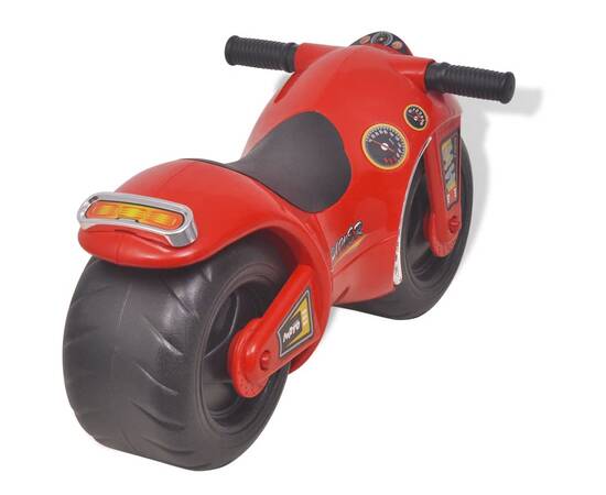 Motocicletă fără pedale din plastic pentru copii, roșu, 4 image