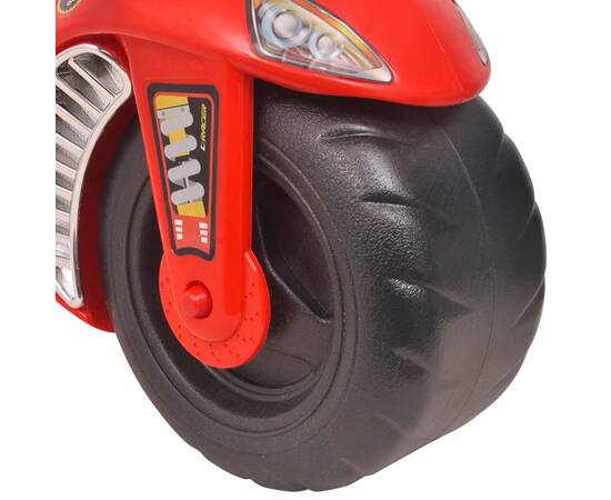 Motocicletă fără pedale din plastic pentru copii, roșu, 6 image