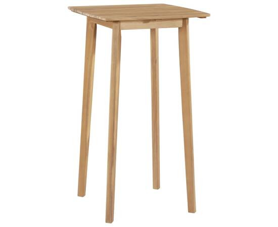 Set mobilier de exterior, 5 piese, lemn masiv de acacia, 2 image