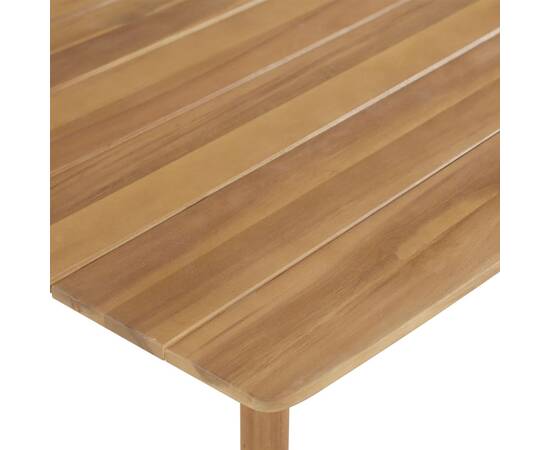 Set mobilier de exterior, 5 piese, lemn masiv de acacia, 4 image