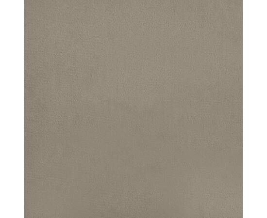 Taburet, gri deschis, 78x56x32 cm, catifea, 6 image