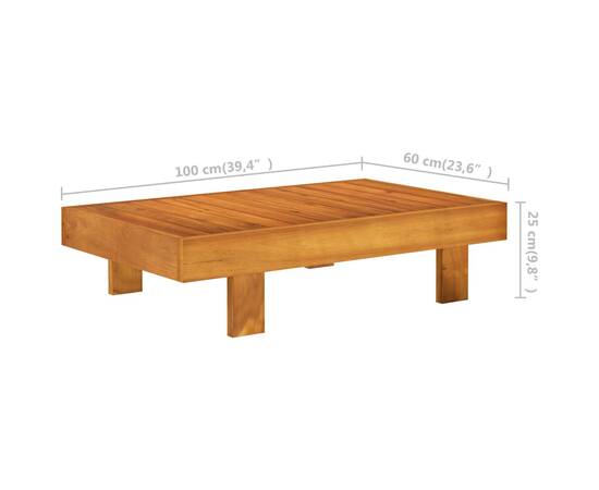 Set mobilier grădină perne gri închis, 10 piese, lemn acacia, 11 image