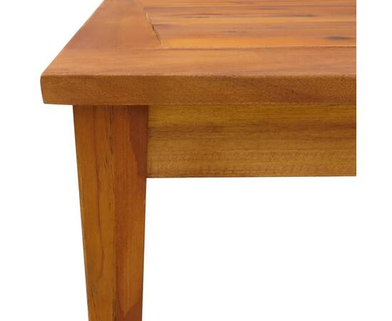 Set mobilier de exterior, 7 piese, lemn masiv de acacia, 5 image