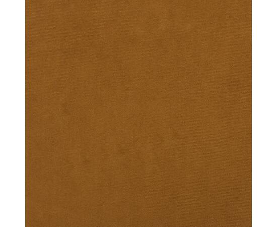 Taburet, maro, 78x56x32 cm, catifea, 6 image