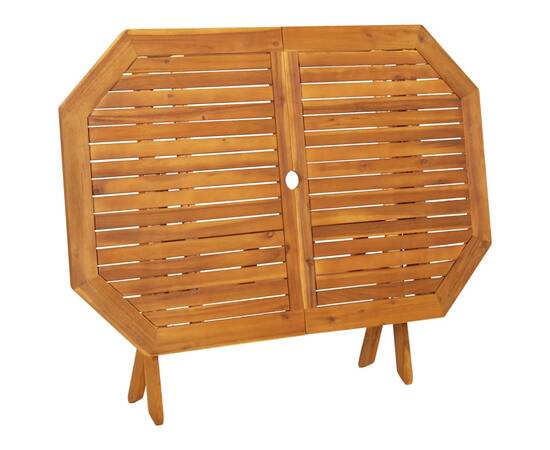 Set mobilier de grădină, 5 piese, lemn masiv de acacia, 4 image