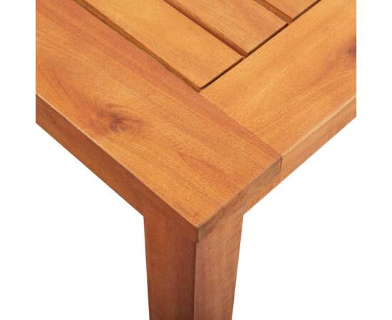 Set mobilier de exterior cu perne 7 piese lemn masiv de acacia, 8 image