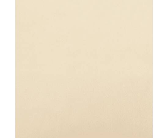 Taburet, crem, 78x56x32 cm, catifea, 6 image