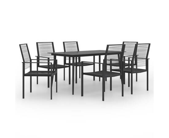 Set mobilier de grădină, 7 piese