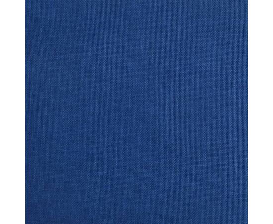 Taburet, albastru, 78x56x32 cm, material textil, 6 image
