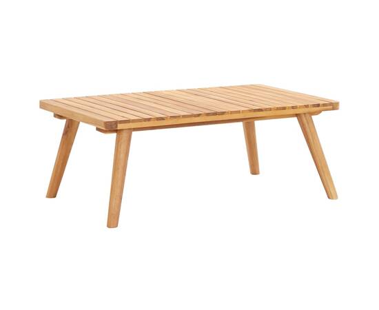 Set mobilier de grădină cu perne, 4 piese, lemn masiv de acacia, 4 image