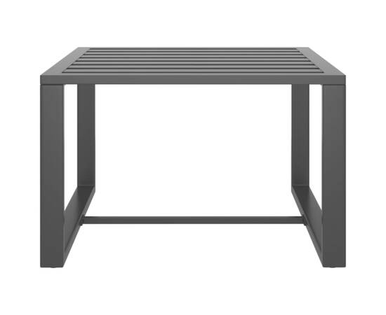 Set mobilier de grădină cu perne, 11 piese, antracit, aluminiu, 7 image