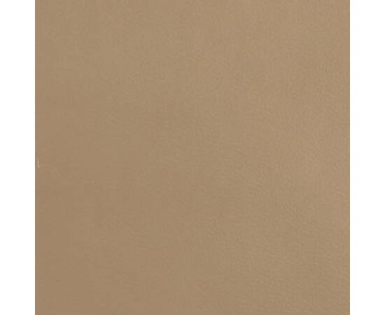 Taburet, cappuccino, 60x60x39 cm, piele ecologică, 5 image