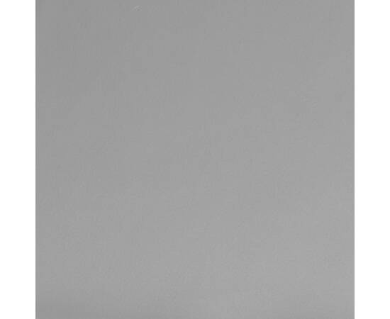 Taburet, gri antracit, 60x60x39 cm, piele ecologică, 5 image