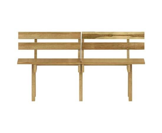Set mobilier de exterior, 5 piese, lemn de pin tratat, 7 image