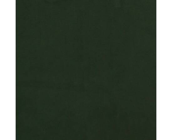 Taburet, verde închis, 60x60x39 cm, catifea, 5 image