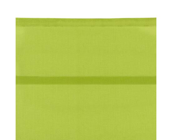 Șezlong, verde, aluminiu și textilenă, 7 image