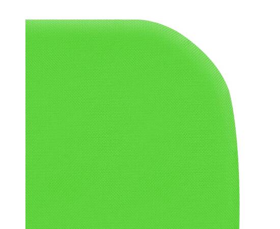 Șezlonguri pliabile, 2 buc., verde, oțel & material textil, 6 image