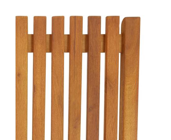 Șezlong cu pernă, lemn masiv de acacia, 7 image