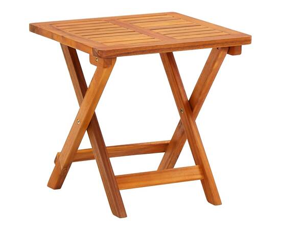 Șezlonguri, 2 buc., cu masă și perne, lemn masiv de acacia, 9 image