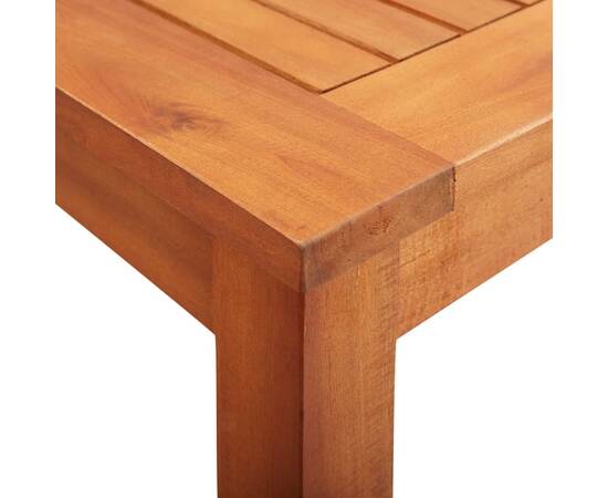Set mobilier de exterior cu perne 5 piese lemn masiv de acacia, 7 image