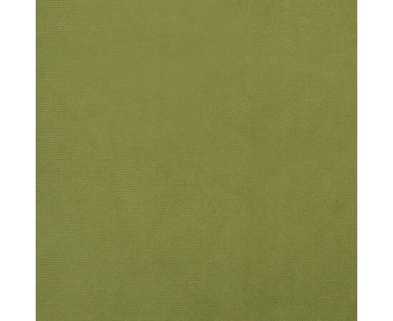 Taburet, verde deschis,78x56x32 cm, catifea, 5 image