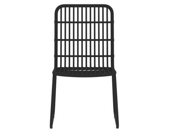 Set mobilier pentru grădină, 5 piese, negru, 5 image