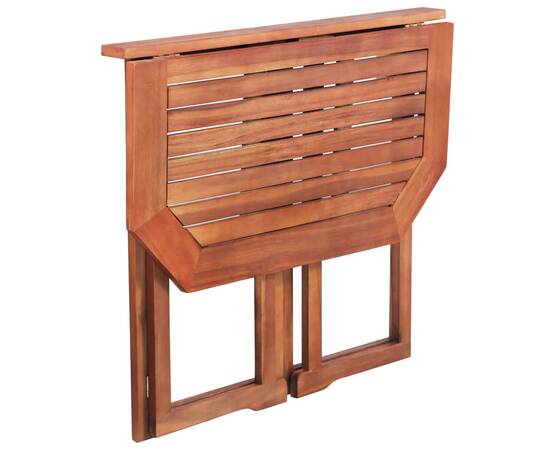 Set mobilier bistro, 2 piese, lemn masiv de acacia, 4 image