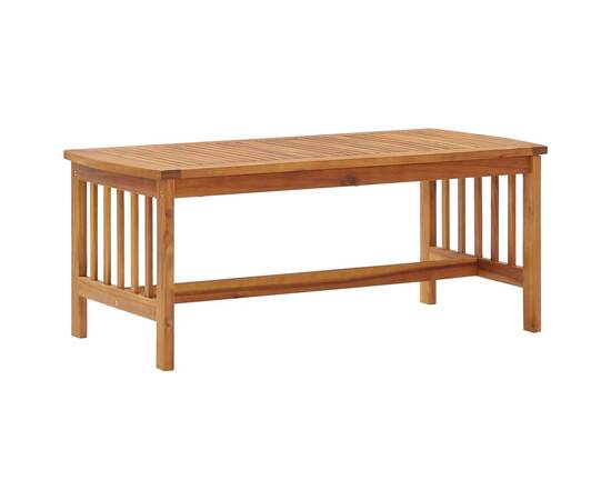 Set mobilier de grădină cu perne, 5 piese, lemn masiv de acacia, 3 image