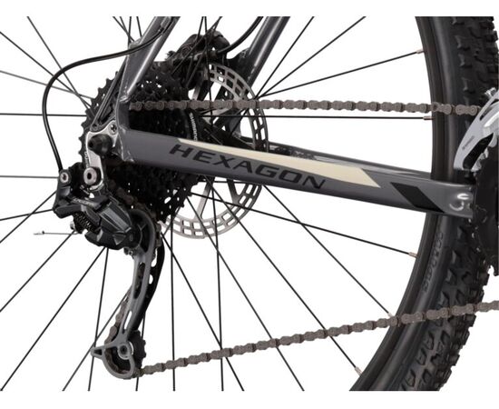 Bicicleta KROSS Hexagon 8.0 29" grafit/argintiu/negru L, 5 image
