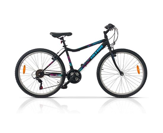 Bicicleta ULTRA Gravita 26" negru 46 cm, Dimensiune roata: 26 inch, Marime cadru: 46 cm