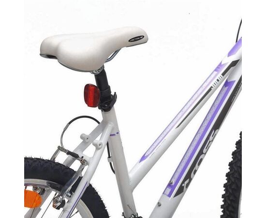 Bicicleta CROSS Julia 26" alb/mov 40 cm, Marime cadru: 40 cm, 3 image