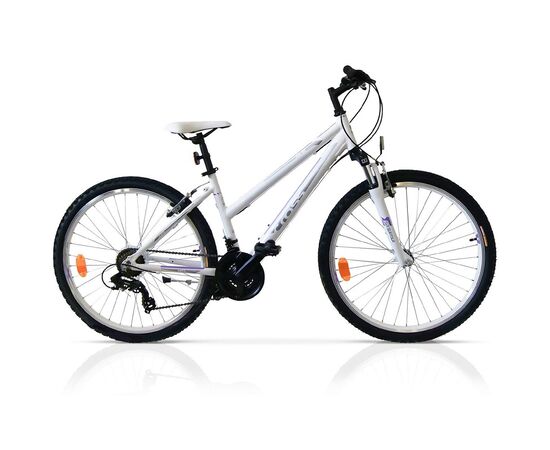 Bicicleta CROSS Julia 26" alb/mov 40 cm, Marime cadru: 40 cm