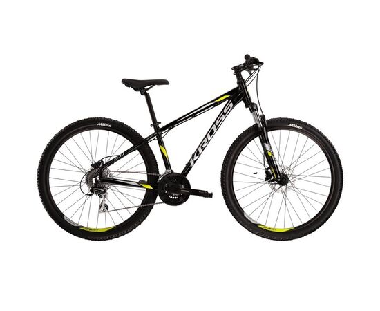 Bicicleta KROSS Hexagon 5.0 29" negru/gri/galben M, Dimensiune roata: 29 inch, Marime cadru: M, Culoare: negru/gri/galben