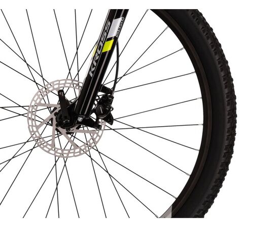 Bicicleta KROSS Hexagon 5.0 27.5" negru/gri/galben XS, Dimensiune roata: 27.5 inch, Marime cadru: XS, Culoare: negru/gri/galben, 5 image