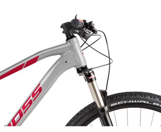 Bicicleta KROSS Level 4.0 29" gri/rosu M, 2 image
