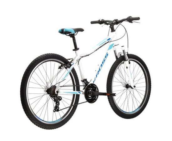 Bicicleta KROSS Lea 1.0 V-brake 26" alb/albastru DS, Marime cadru: S, 3 image