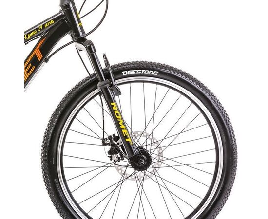 Bicicleta ROMET Rambler Dirt 24" negru/portocaliu, 6 image