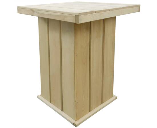 Set mobilier de exterior, 5 piese, lemn de pin tratat, 2 image